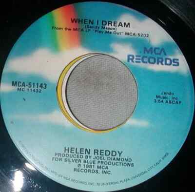 Helen Reddy The Stars Fell On California Vinyl Single 7inch MCA Records