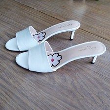 White Kitten Heels by Kate Spade, Savvi, Size 6, EUC