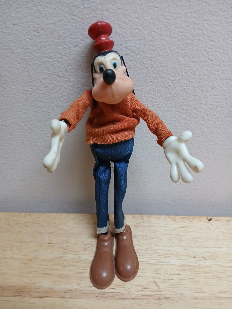 Rare Goofy Walt Disney Marx Toy 1950s Bendable Stick Figure