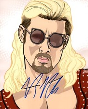 Brian Pillman Jr. Signed 8x10 Pro Wrestling Photo Wrestler MLW WWE AEW WWF Art