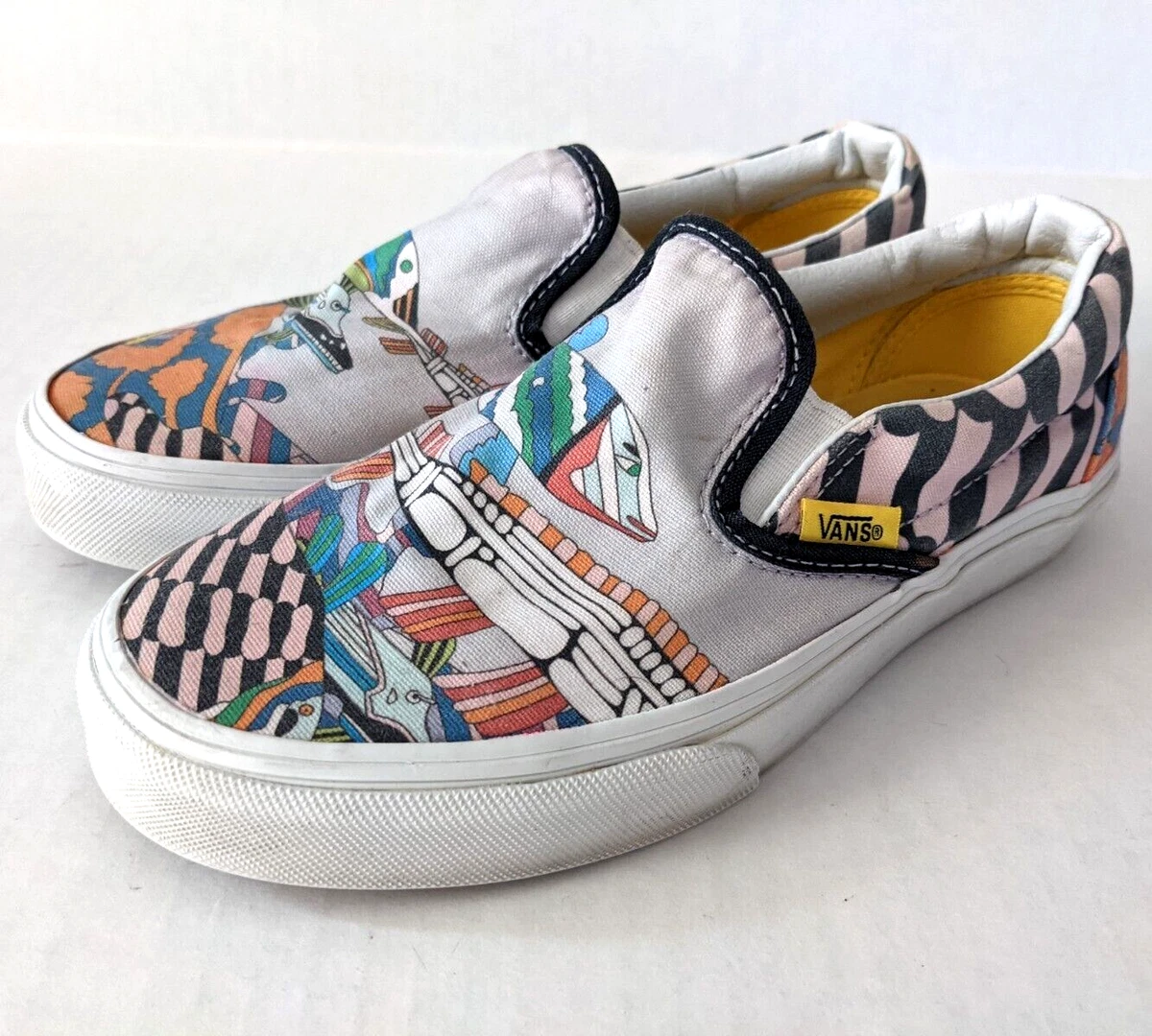 Vans Beatles Sea of Monsters Womens 5 Shoes Slip On Sneakers Mens