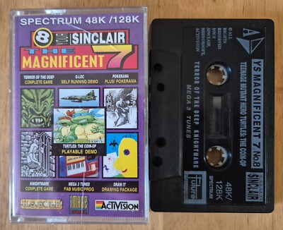 Your Sinclair Magnificent 7 #8 November 1991 ZX Spectrum Turtles TMNT Knightmare