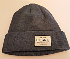 COAL Headwear Beanie Hat Gray Stretch