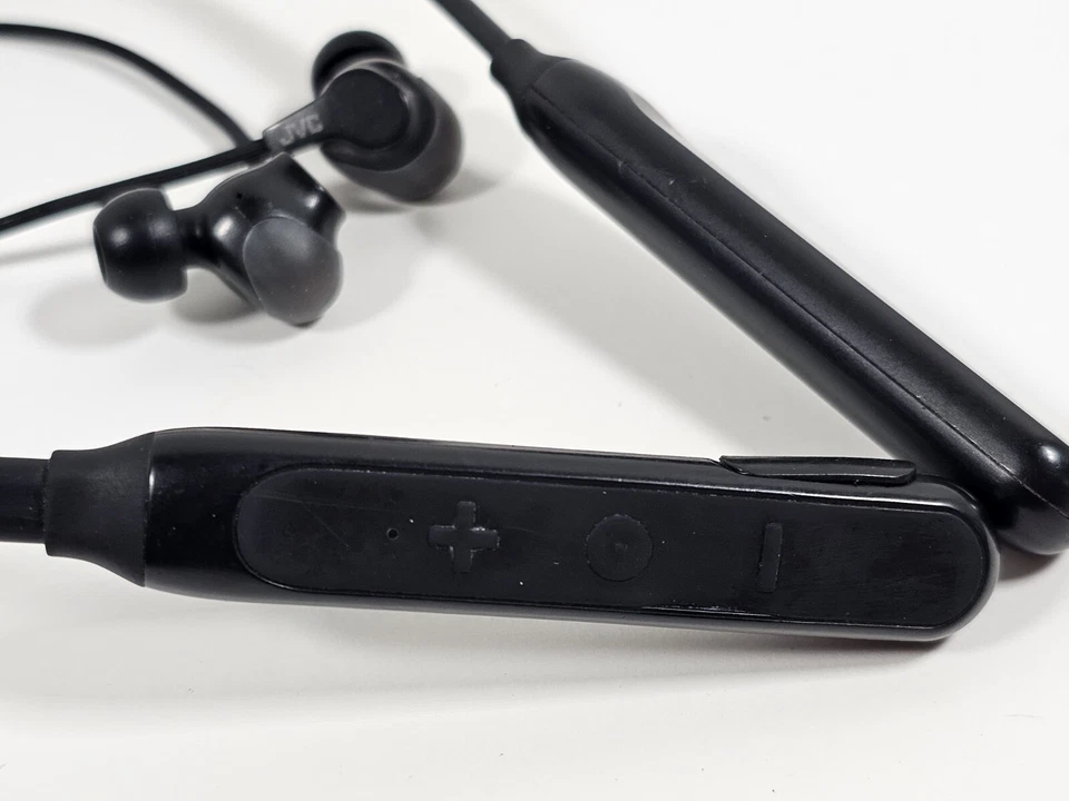 JVC Air Cushion Wireless Neckband Headphones With Microphone HA-FX41W - Black - Image 2 of 4