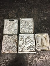 Vintage 1964 Mattel ThingMaker Creepy Crawlers Spider Frog insect Lot of 5 Molds