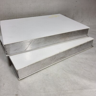 2 Pack 7.5''x10'' White Blank Hardcover Books Writing journal art sublimation poem