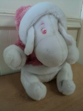 Disney Store Snowball White Eeyore Pink Sweater 12" Plush Winnie The Pooh...