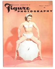Figure Photography V1#1 Diane Webber 1958 Pinups 36pg Magazine High Grade M35949