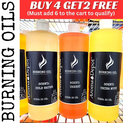 Burning Oils - Premium Fragrance Oil Perfume Oil for Oil Burner Wax Lamp Incense