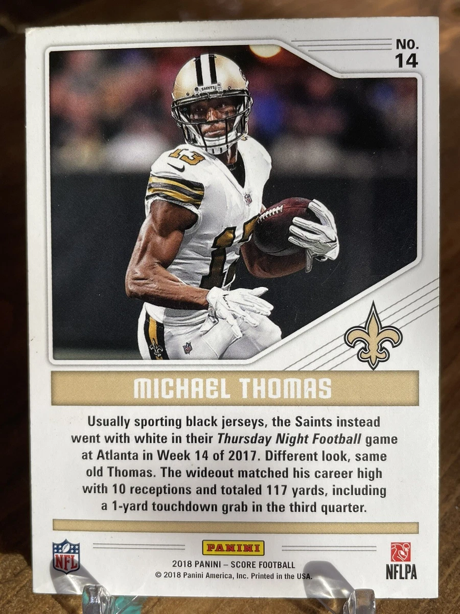  2018 Score Color Rush #14 Michael Thomas New Orleans