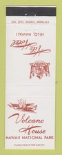 Matchbook Cover - Volcano House Hawaii National Park Hilo Hawaii