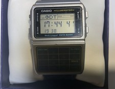 Casio DBC-611 Databank Calculator Watch Multi-Lingual Tested - Grade C
