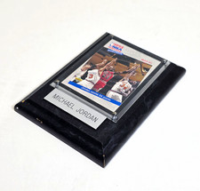 Michael Jordan 1993 Upper Deck #193 NBA Playoffs 54 Points Chicago Bulls Plaque