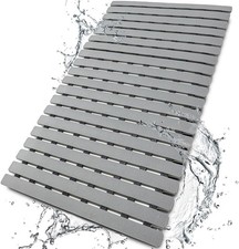 Shower Mat Non Slip Bathtub Mat with Suction Cups and Drain Holes 27.5 x15.7