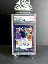 2023 Donruss Optic Harry Ford Purple Auto 23/99 PSA 10 Seattle Mariners