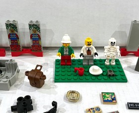 LEGO SET 5936 ADVENTURERS JUNGLE SPIDERS SECRET - SENIOR GOMEZ'S EXPED -COMPLETE