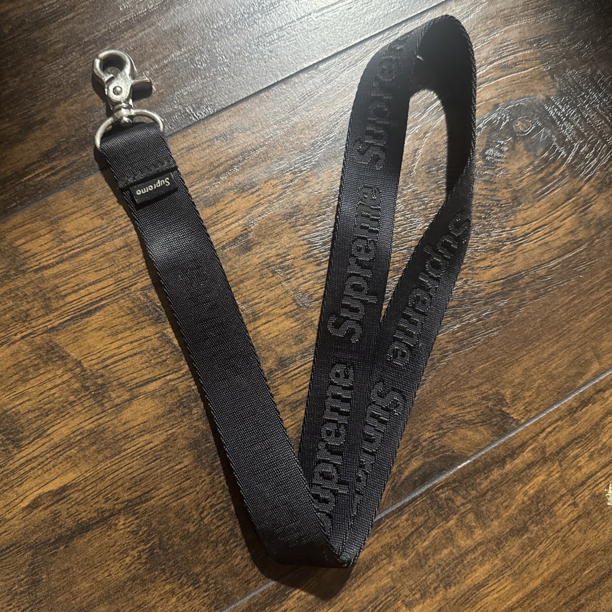 Supreme Nylon Lanyard Black 2016 Supreme Lanyard Black SS16