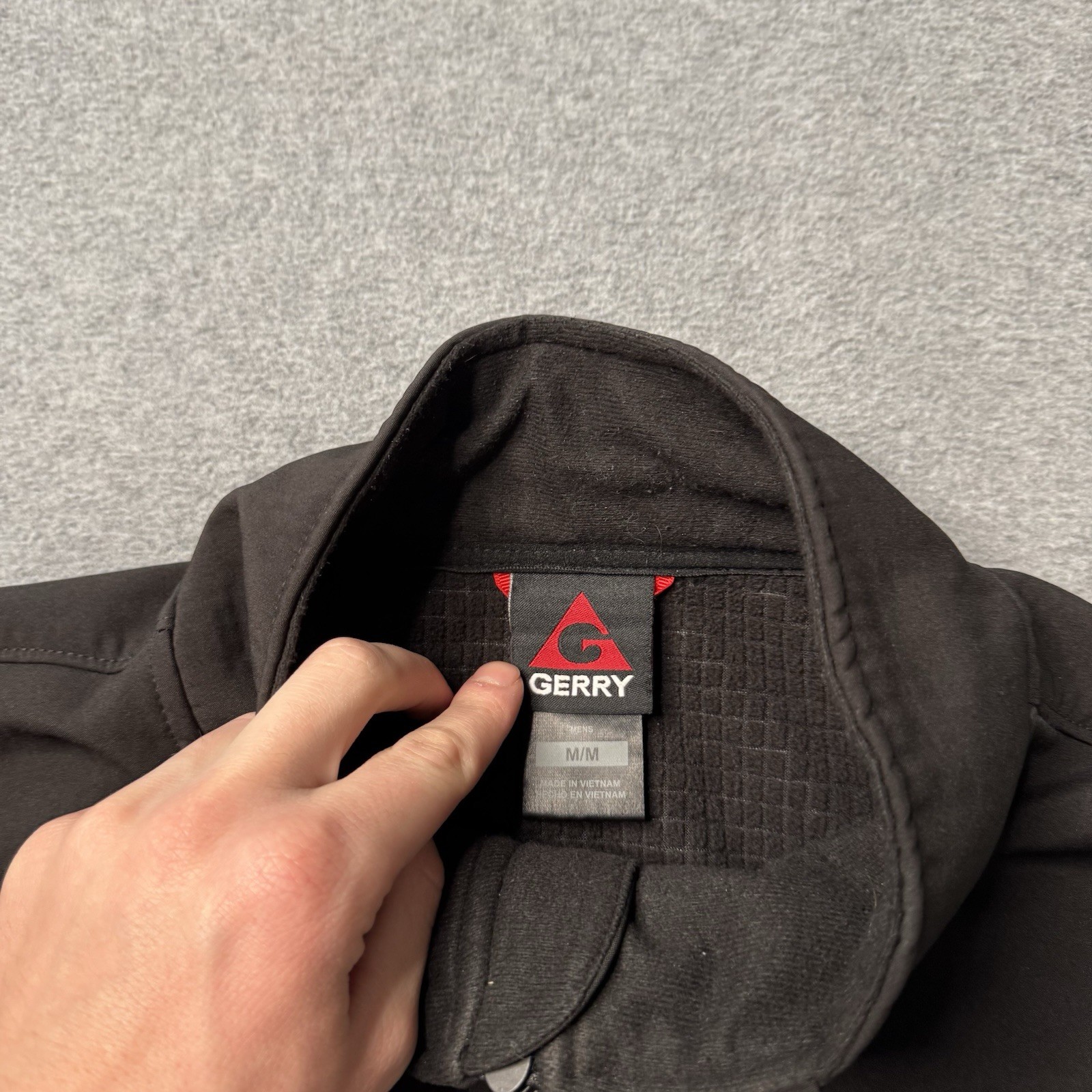 Gerry Jacket Mens Medium Black Softshell Microgri… - image 7