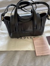 Radley Small Black Leather Crossbody Bag The Chancery Bag Brand New