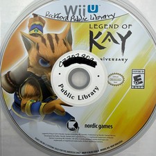 Legend of Kay Anniversary (Nintendo Wii U, 2015) Disc Only Tested