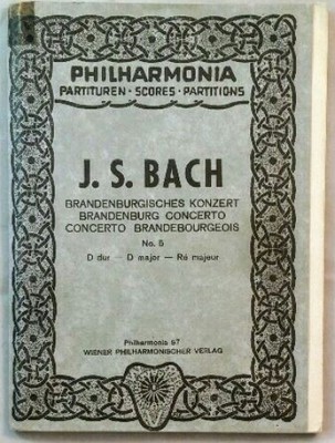 Brandenburgisches Konzert No. 5, D-Dur. Bach, Johann Sebastian: