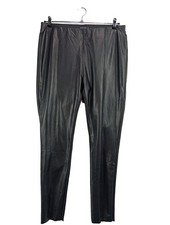 BLIND DATE Pantaloni in ecopelle Donna Pantalone Taglia IT 46 nero stile casual