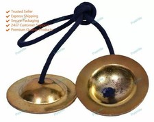 Hand Symbol Brass Manjeera Manjira Musical Percussion Instrument In 2" Inch