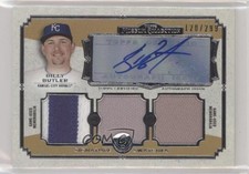 2013 Museum Collection Signature Swatches Triple Relics Billy Butler Auto gh4