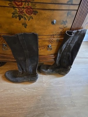 Vero Cuoio womens Suede Brown boots Size 40 US 9.5 