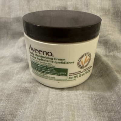 Aveeno Daily Moisturizing Cream W/Prebiotic Oat & Shea Butter 20oz New FREE SHIP