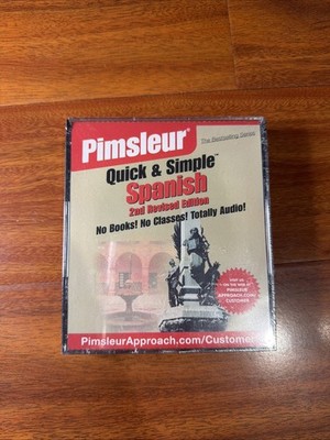 Pimsleur Spanish Quick & Simple Audio CD New Sealed Language Learning Course  
