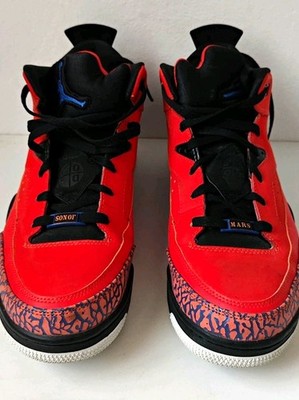 Nike Air Jordan Son of Mars Basketball-Schuhe Herren EUR 44.5 Rot Blau Schwarz