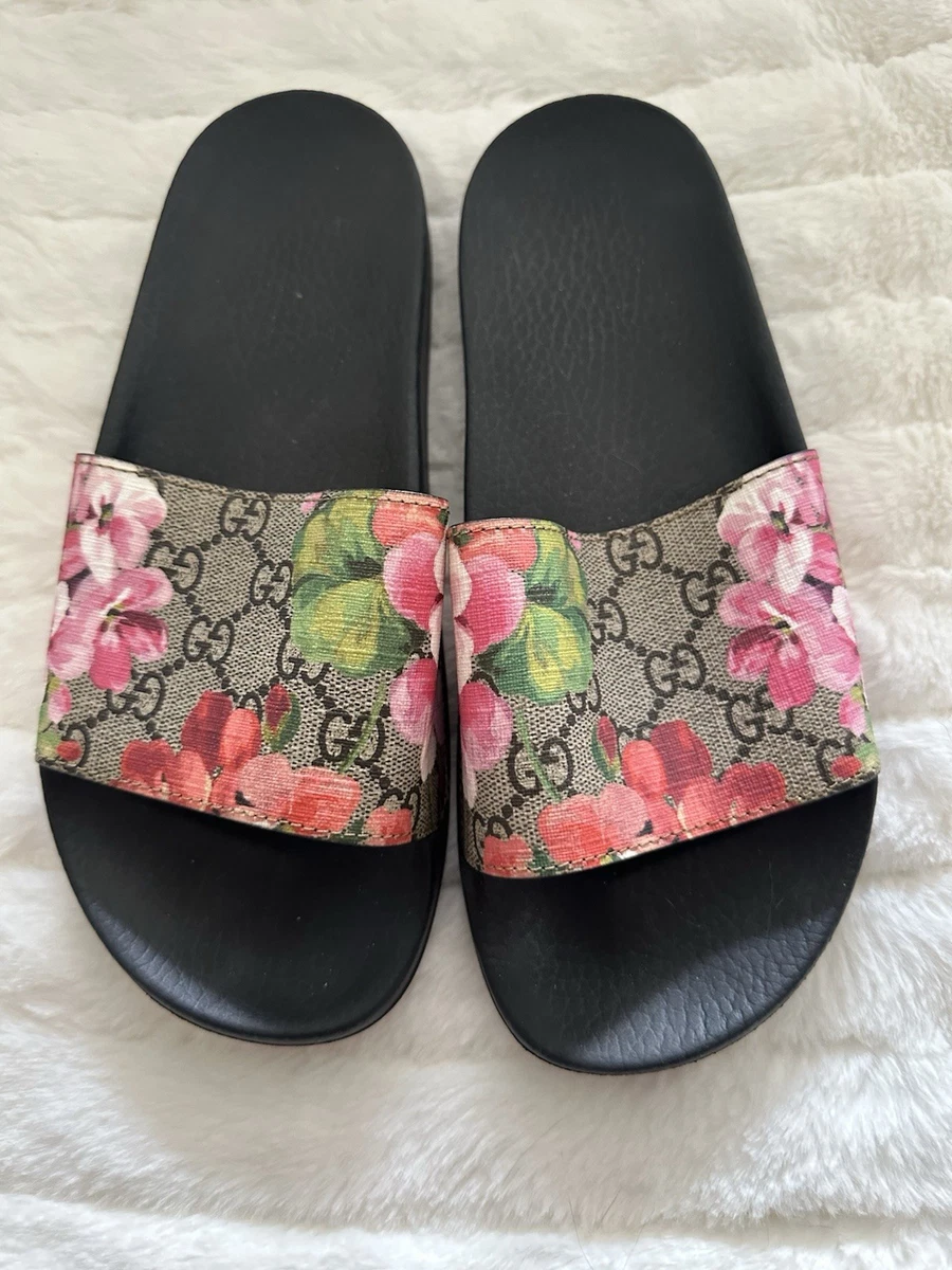 Gucci Floral Slide Sandals for Women | eBay