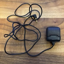 Sony Japan ECM-717 Stereo 3.5mm Powered Lapel Mic Microphone Recording