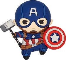 3D Foam Magnet - Marvel - Captain America Avengers Infinity Saga Chibi PVC NEW