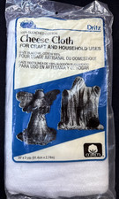 1997 Sealed New Dritz 100 Bleached Cotton Cheese Cloth USA  36" X 3 Yards