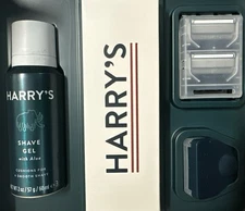 Harry's Shaving Kit for Men - Razor Handle, 5 Razor Blade Refills, Foaming