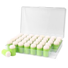 40PCS Finger Sponge Daubers With Storage Case For Inks Paints Chalks