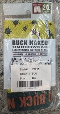 Duluth Trading Co Men 2XL 44-46 Buck Naked Boxer Brief Diamond Knit Insects NIP