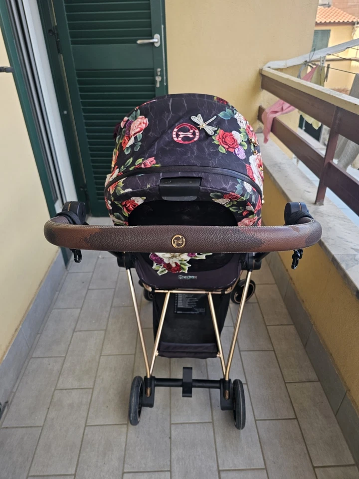 Passeggino cybex platinum mios telaio rose gold, colore spring blossom dark - Imagen 2 de 4