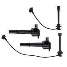 2pcs Ignition Coils & Wires Set for 1995-1999...