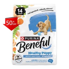 Purina Beneful Healthy Puppy Real Chicken Flavor Dry Dog Food - 14lbs 1.72 per pound