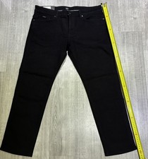 Image of BNWT Hugo Boss Delaware Black Jeans Mens W36 L30 Slim Fit Candiani Denim RRP£120