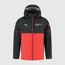 Porsche Motorsport Team 2026 Rain Jacket Mens - Black