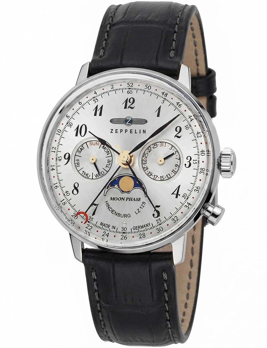 Zeppelin Watches 7656M2 - Orologio da polso da uomo, cinturino in acciaio inox