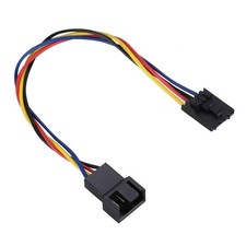 5 Pack 5Pin to 4Pin Fan Adapter Cable   CPU Fan Connector Converter Interface Li