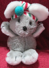 Dakin Christmas Mouse VTG.1982 8" NWOT