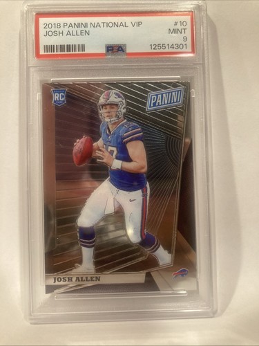 2018 Panini The National VIP Josh Allen #10 Rookie RC PSA 9