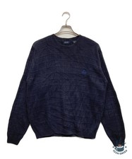 IZOD OLD Logo knit knit Size: M Navy Men