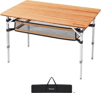 Kingcamp Bamboo Plus Campingtisch, 100X65Cm